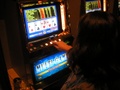 Susanne playin' the slots