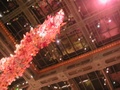 Rising flower arrangement inside the Bellagio hotel casino