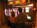 Giant slot machine at the Bellagio hotel