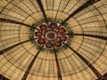 Expansive stained glass dome in the Bellagio Expansive stained glass dome in the Bellagio