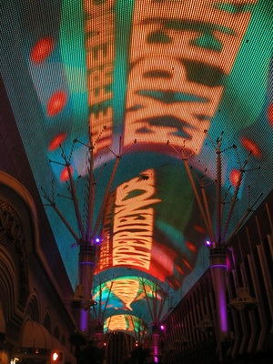 A different light show on the hour