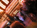 Newlywed bride dancing in the street