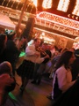 Kingship band member playing within the crowd Kingship band member playing within the crowd