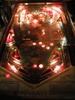 Eight Ball Deluxe pinball game lit up.