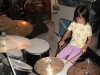 Highlight for Album: Alyssa & Emily Playing Drums