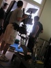 Director meeting with actor again for another take. Director meeting with actor again for another take.