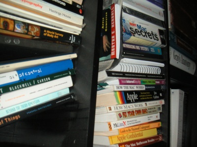 Book shelf.