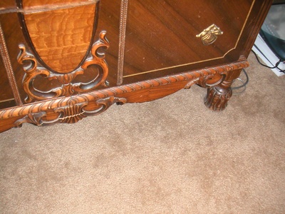 Detail of dresser.